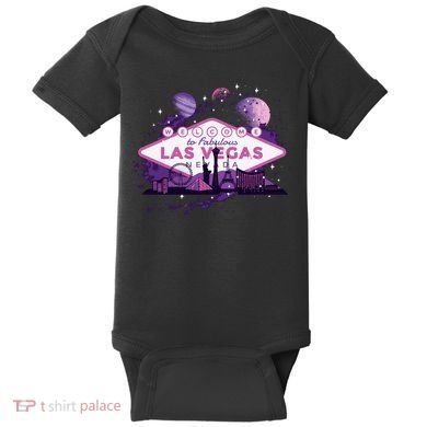 Las Vegas Galaxy Skyline Baby Bodysuit