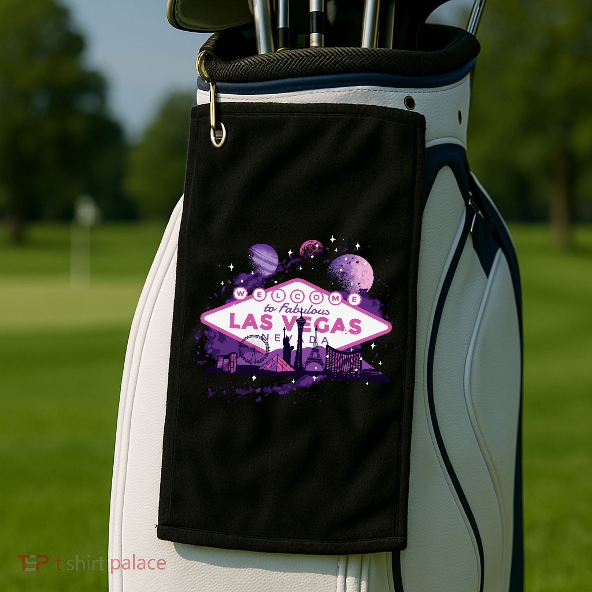Las Vegas Galaxy Skyline Golf Towel