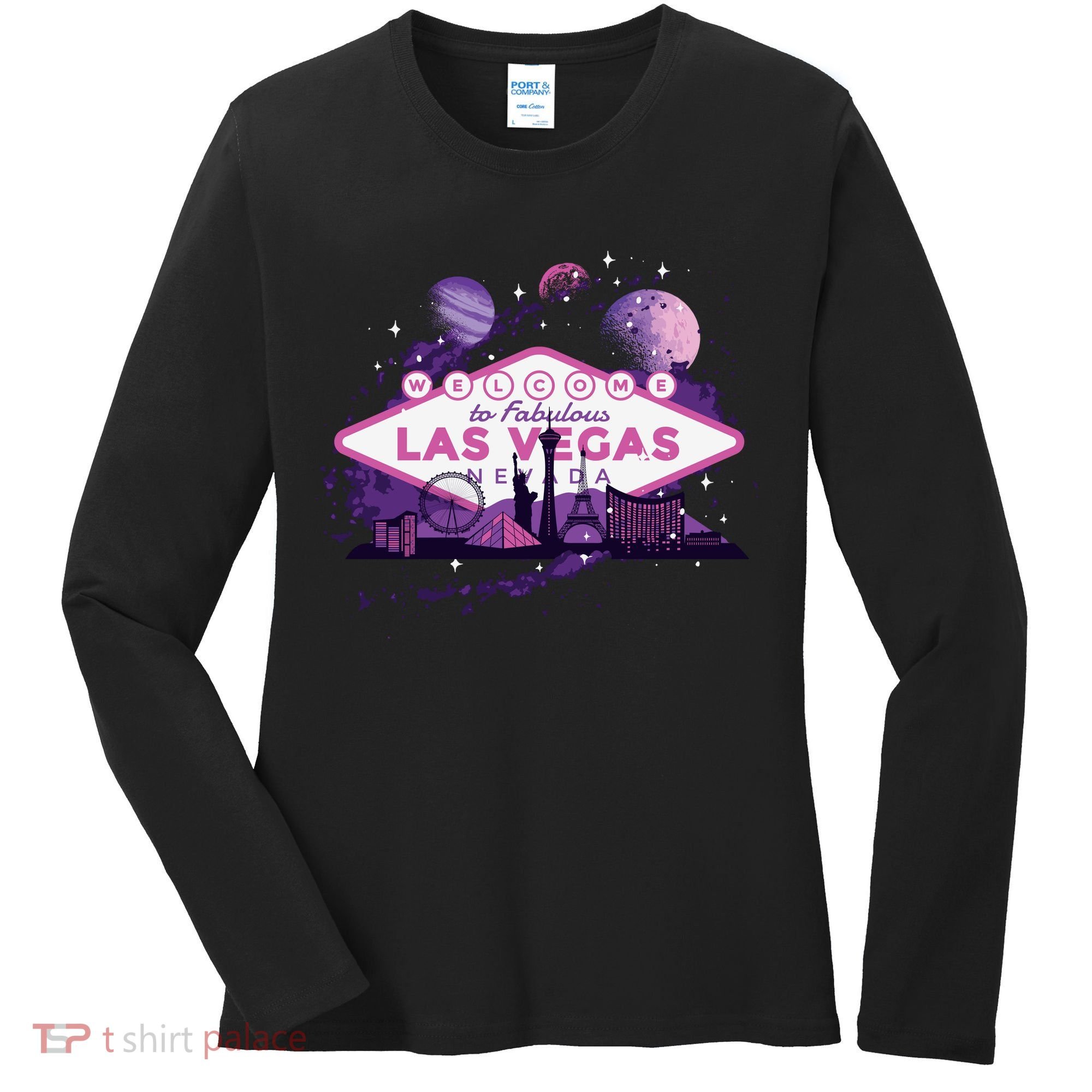 Las Vegas Galaxy Skyline Women's Long Sleeve Shirt