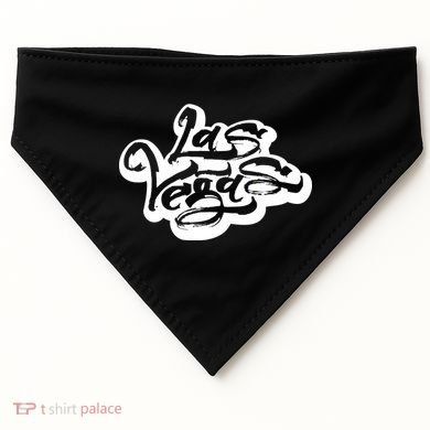 Las Vegas Graffiti USA-Made Doggie Bandana