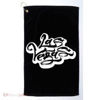 Las Vegas Graffiti Golf Towel thumb 0