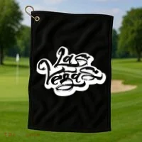 Las Vegas Graffiti Golf Towel thumb 1