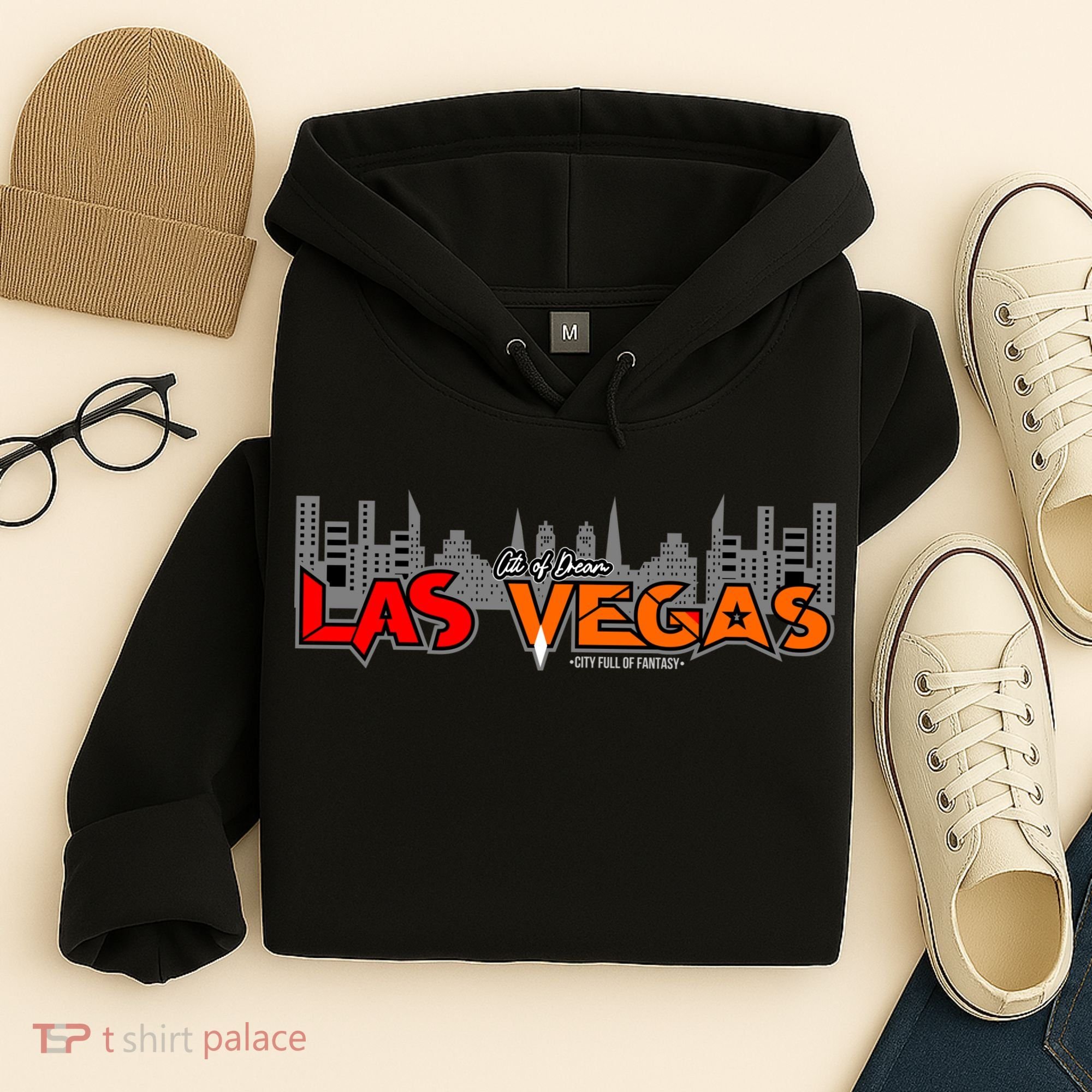 Las Vegas Graffiti Skyline Hoodie