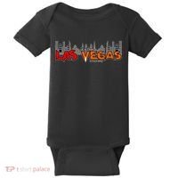 Las Vegas Graffiti Skyline Baby Bodysuit thumb 0