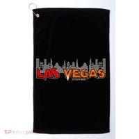 Las Vegas Graffiti Skyline Golf Towel thumb 0