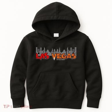 Las Vegas Graffiti Skyline Kids Hoodie