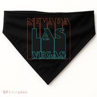Las Vegas Retro USA-Made Doggie Bandana thumb 0