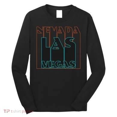Las Vegas Retro Long Sleeve Shirt