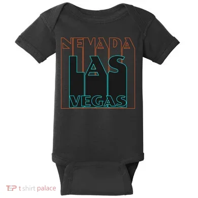 Las Vegas Retro Baby Bodysuit