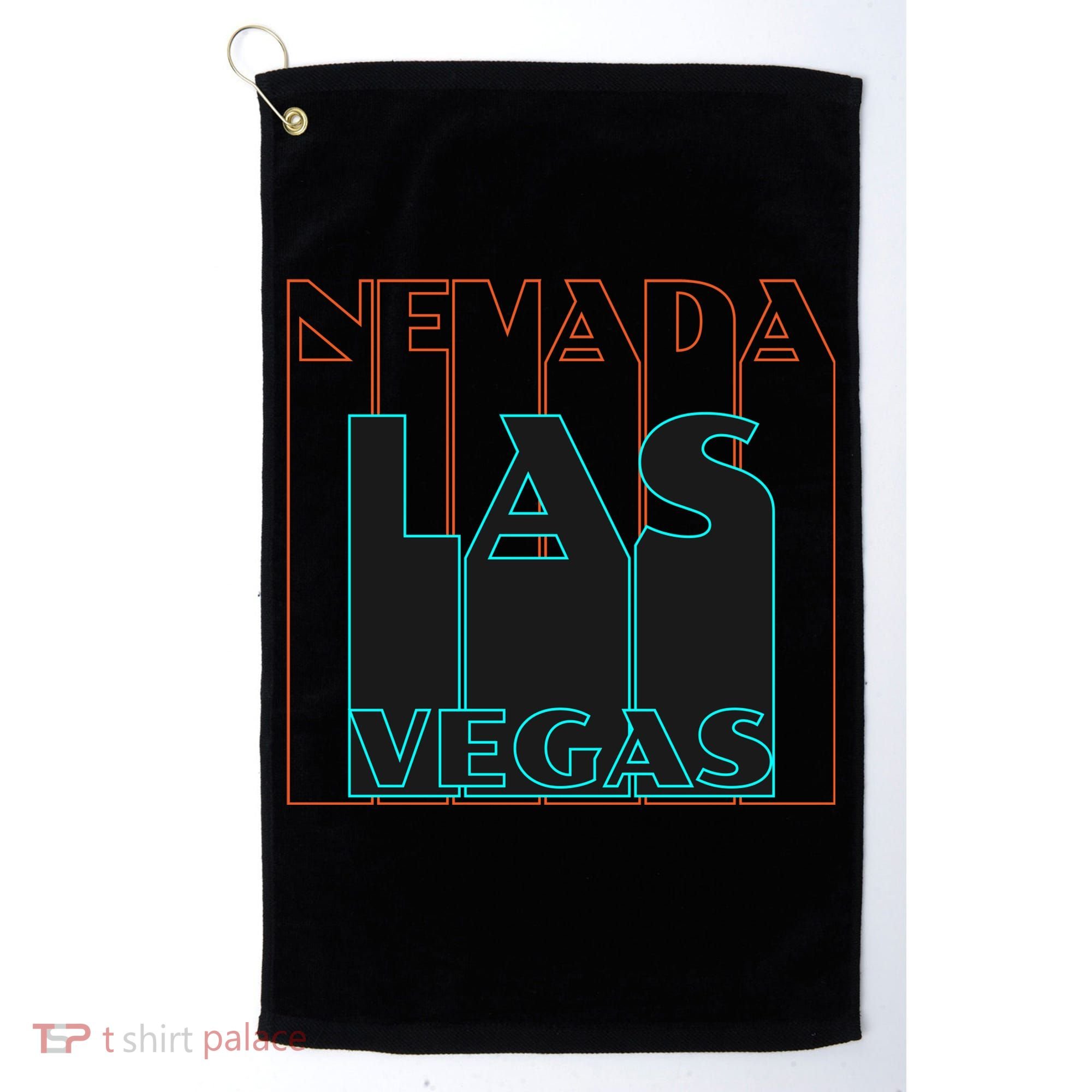 Las Vegas Retro Golf Towel