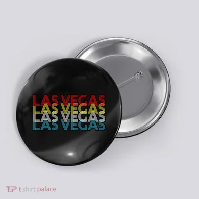 Las Vegas Retro Logo Button
