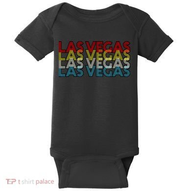 Las Vegas Retro Logo Baby Bodysuit