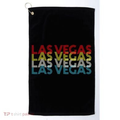 Las Vegas Retro Logo Golf Towel