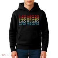 Las Vegas Retro Logo Kids Hoodie thumb 4