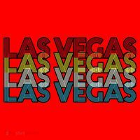 Las Vegas Retro Logo Santa Hat thumb 1