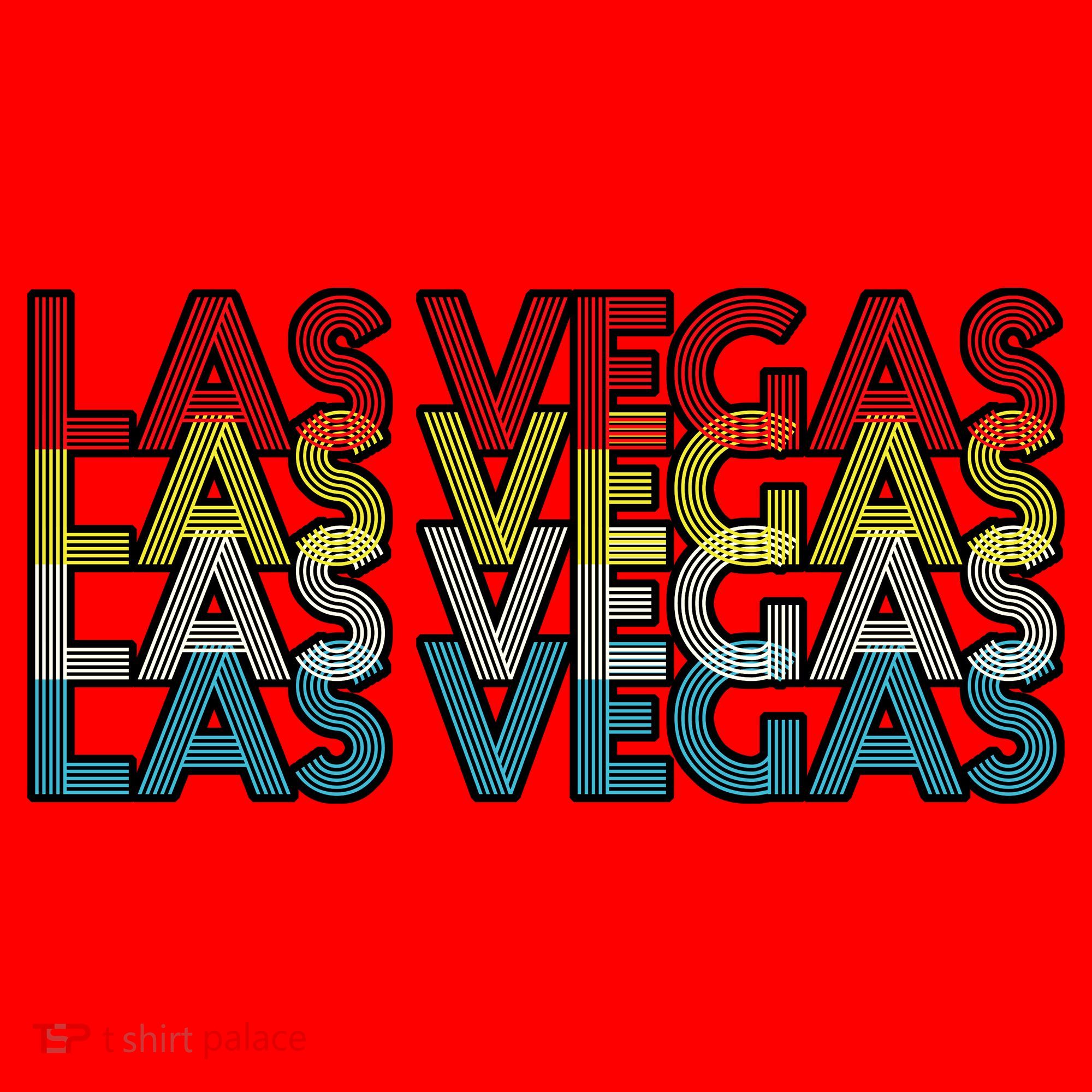 Las Vegas Retro Logo Santa Hat
