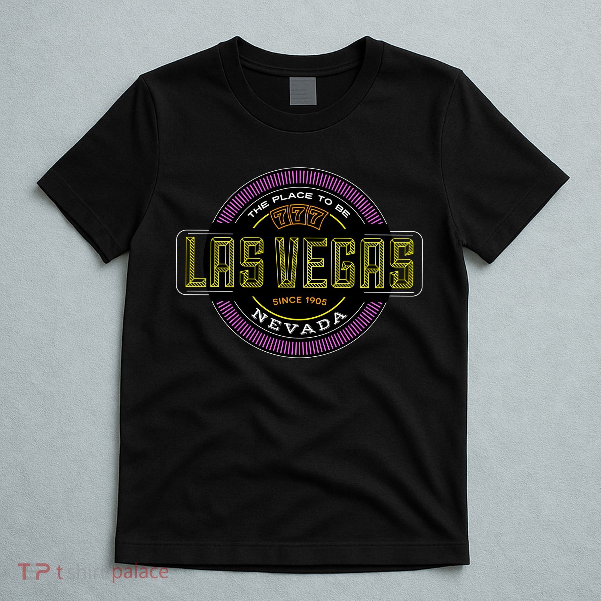 Las Vegas Retro Neon Logo T-Shirt