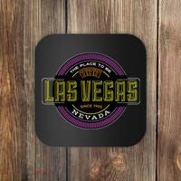 Las Vegas Retro Neon Logo Coaster thumb 0