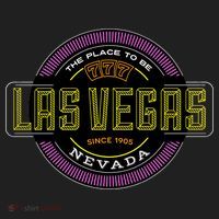 Las Vegas Retro Neon Logo Tumbler thumb 3