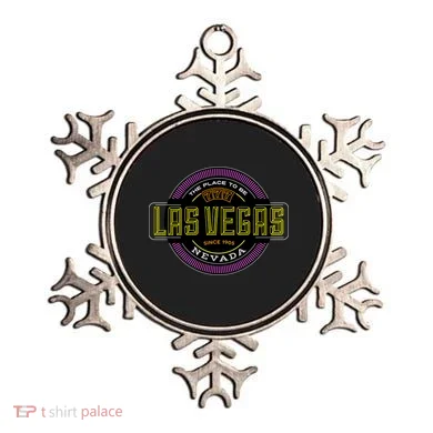 Las Vegas Retro Neon Logo Ornament