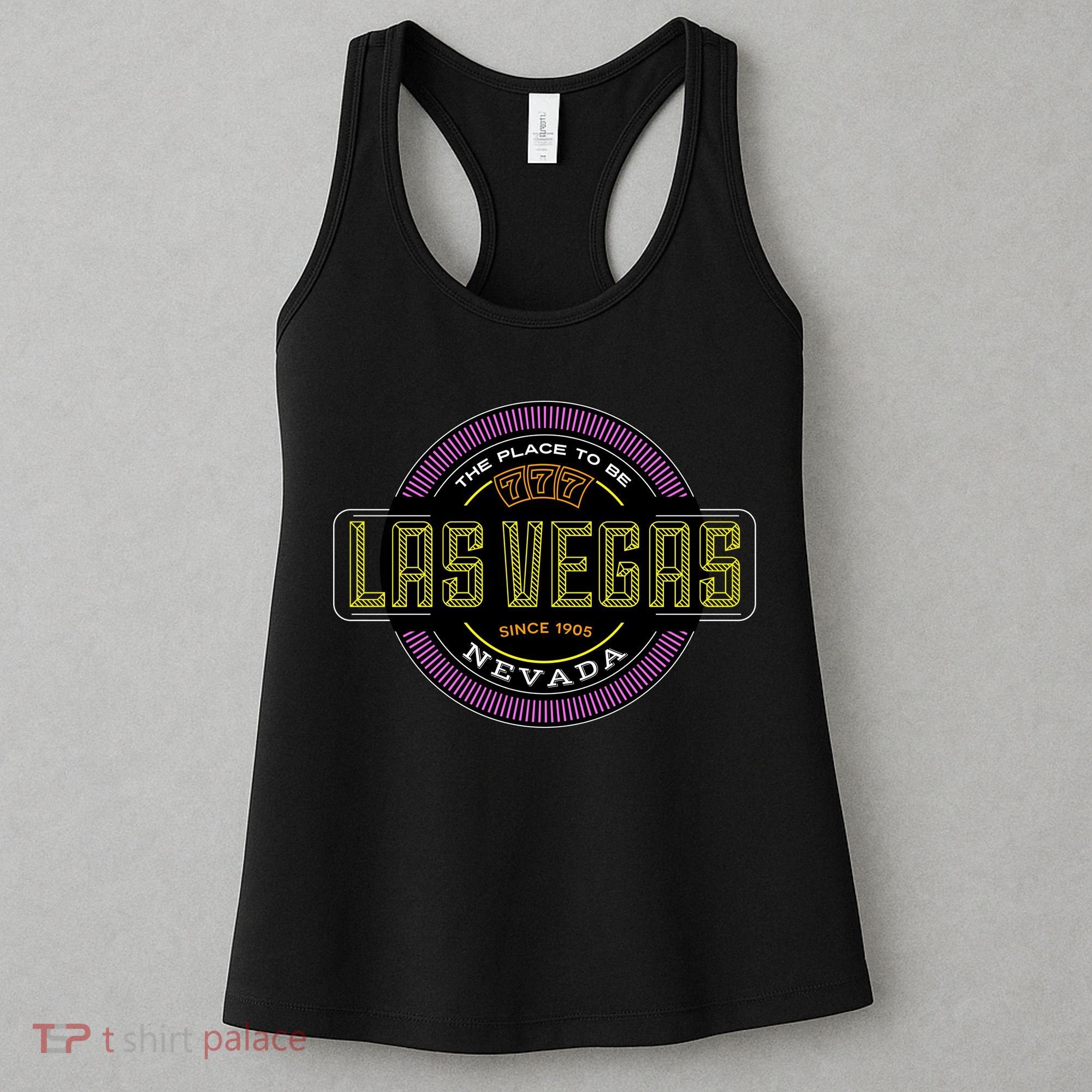 Las Vegas Retro Neon Logo Women's Tank Top