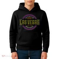 Las Vegas Retro Neon Logo Kids Hoodie thumb 4