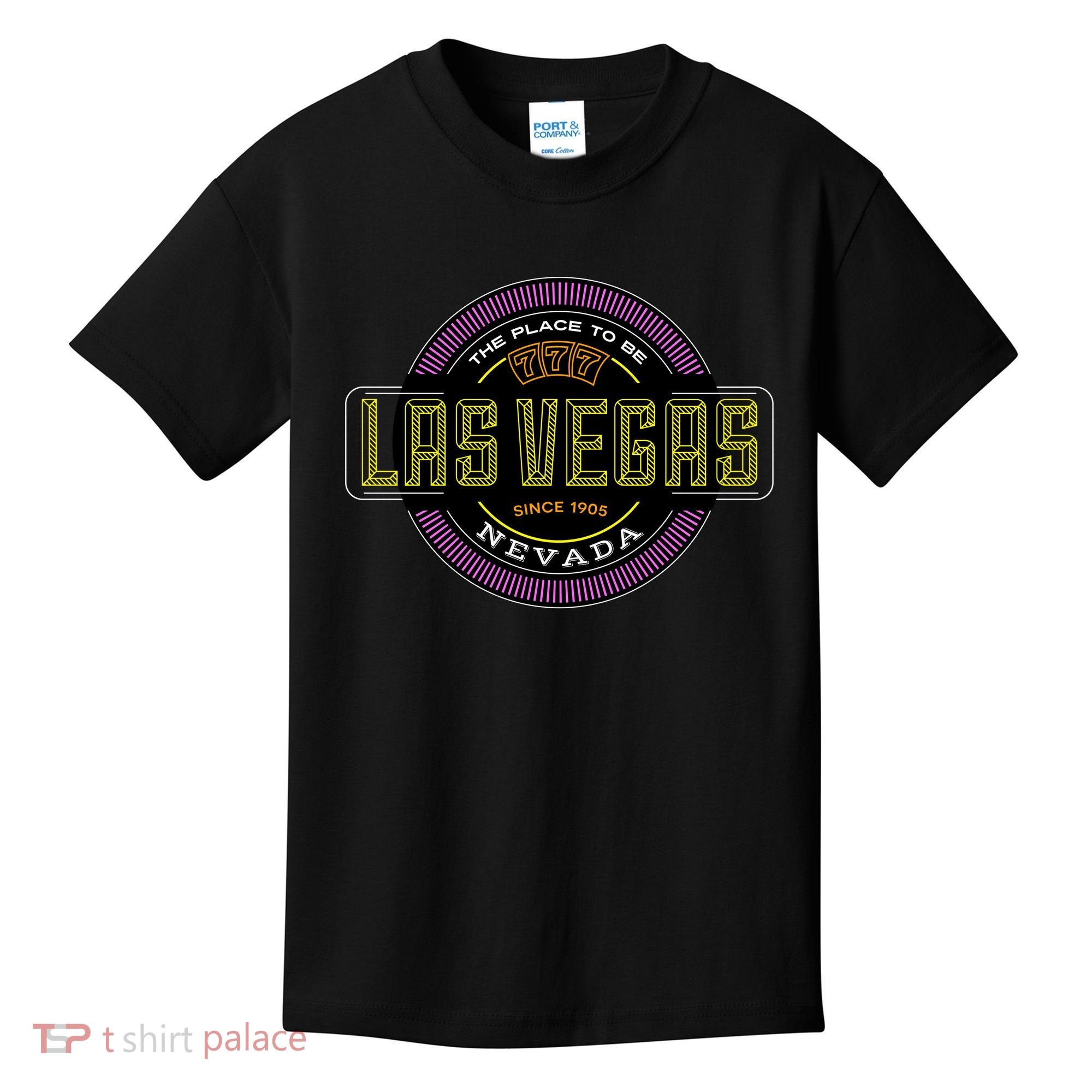 Las Vegas Retro Neon Logo Kids T-Shirt