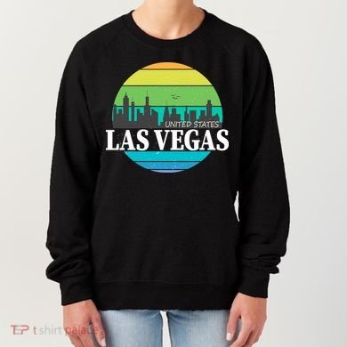 Las Vegas Retro Skyline Women's Sweatshirt