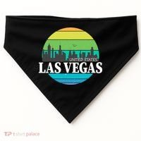 Las Vegas Retro Skyline USA-Made Doggie Bandana thumb 0