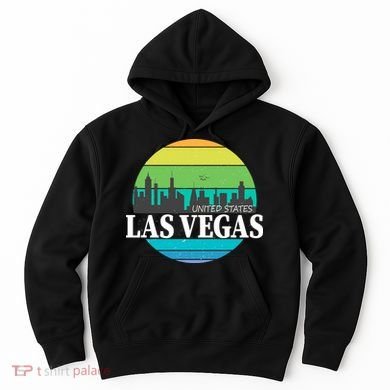 Las Vegas Retro Skyline Hoodie