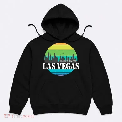 Las Vegas Retro Skyline Hoodie