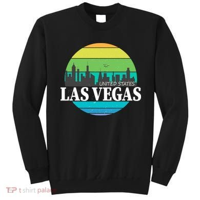 Las Vegas Retro Skyline Sweatshirt