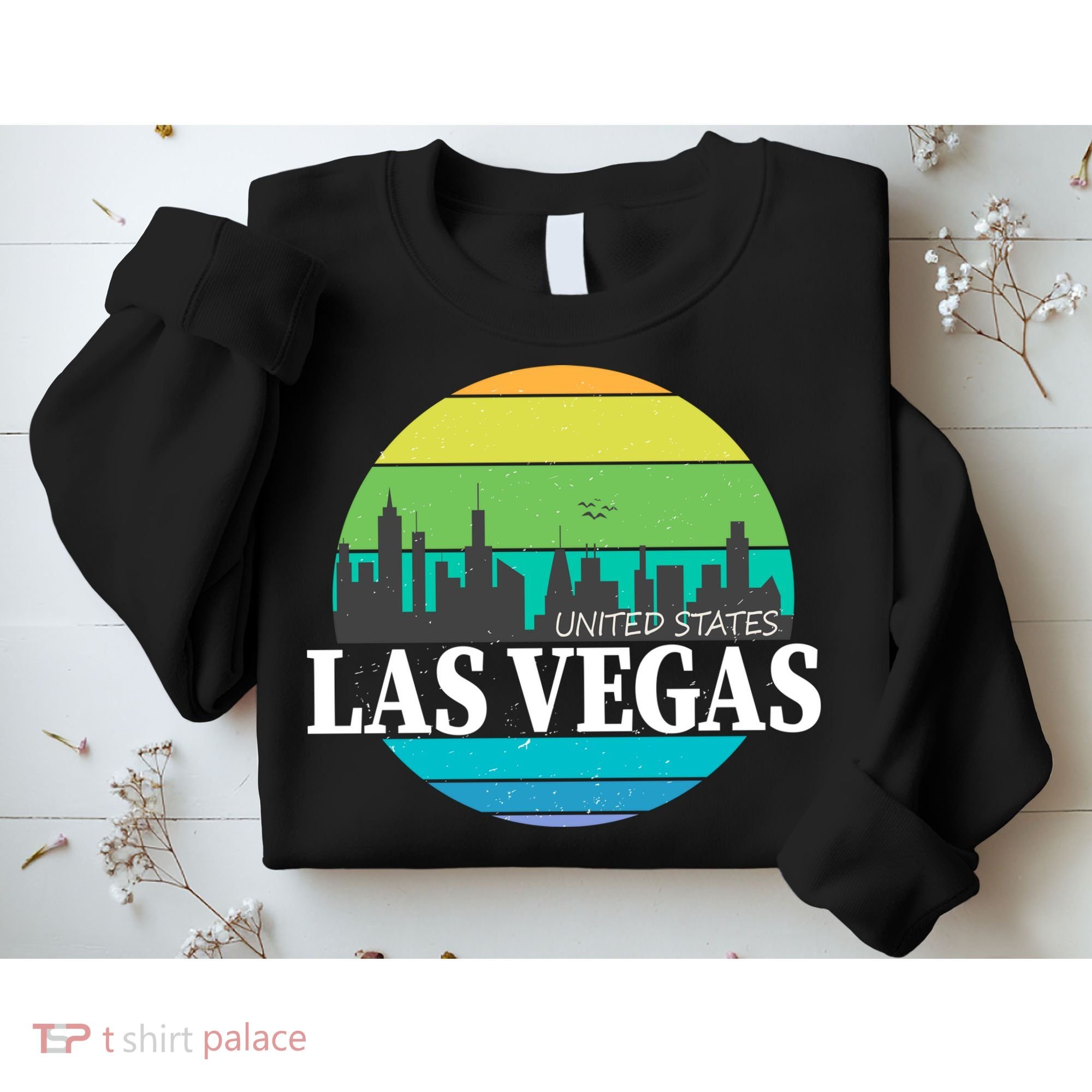 Las Vegas Retro Skyline Sweatshirt