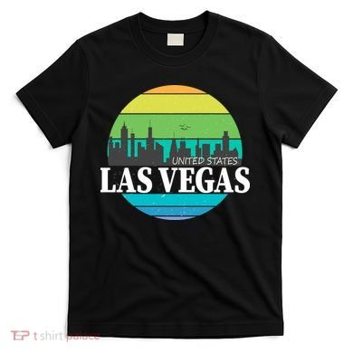 Las Vegas Retro Skyline T-Shirt