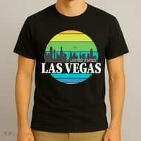 Las Vegas Retro Skyline T-Shirt thumb 3
