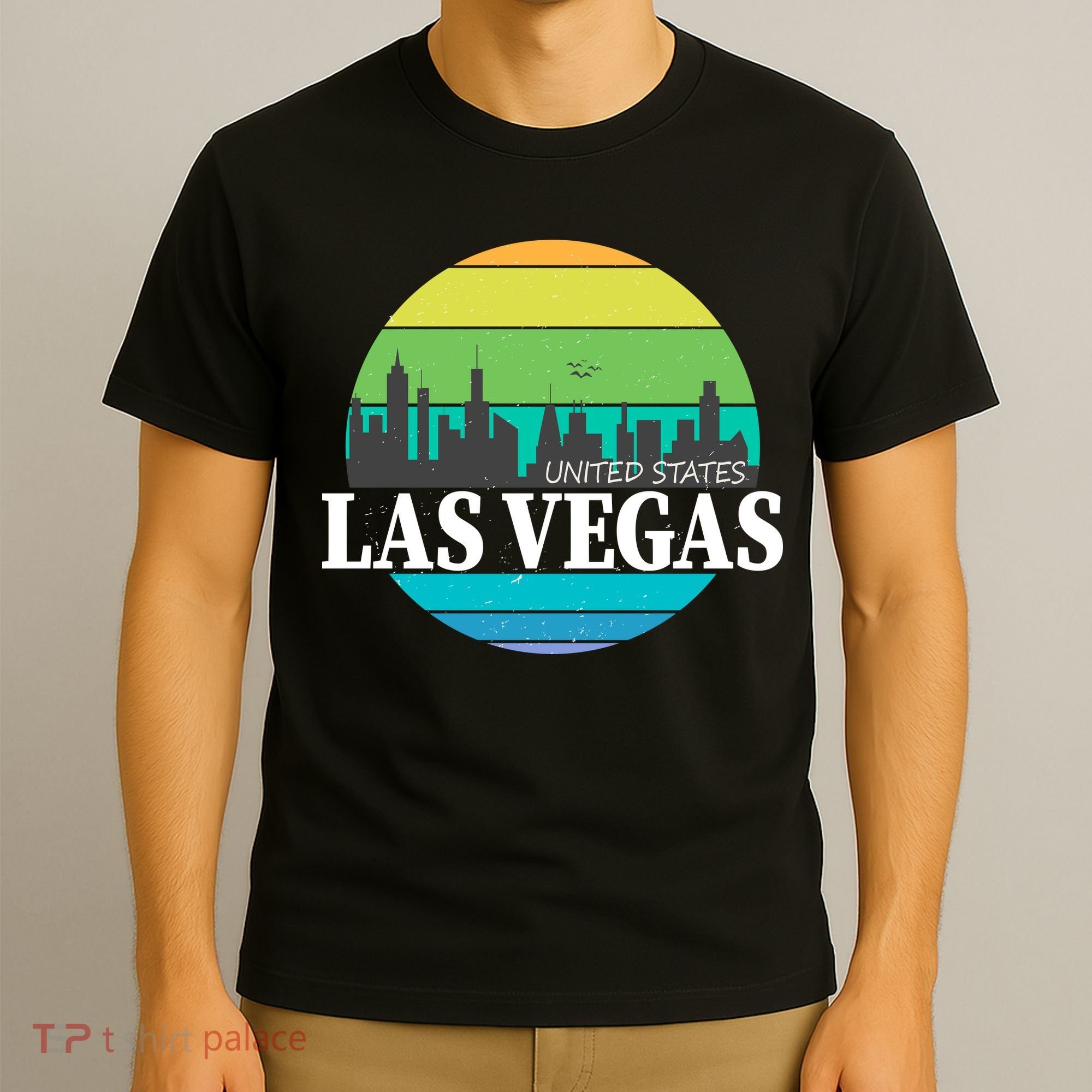 Las Vegas Retro Skyline T-Shirt