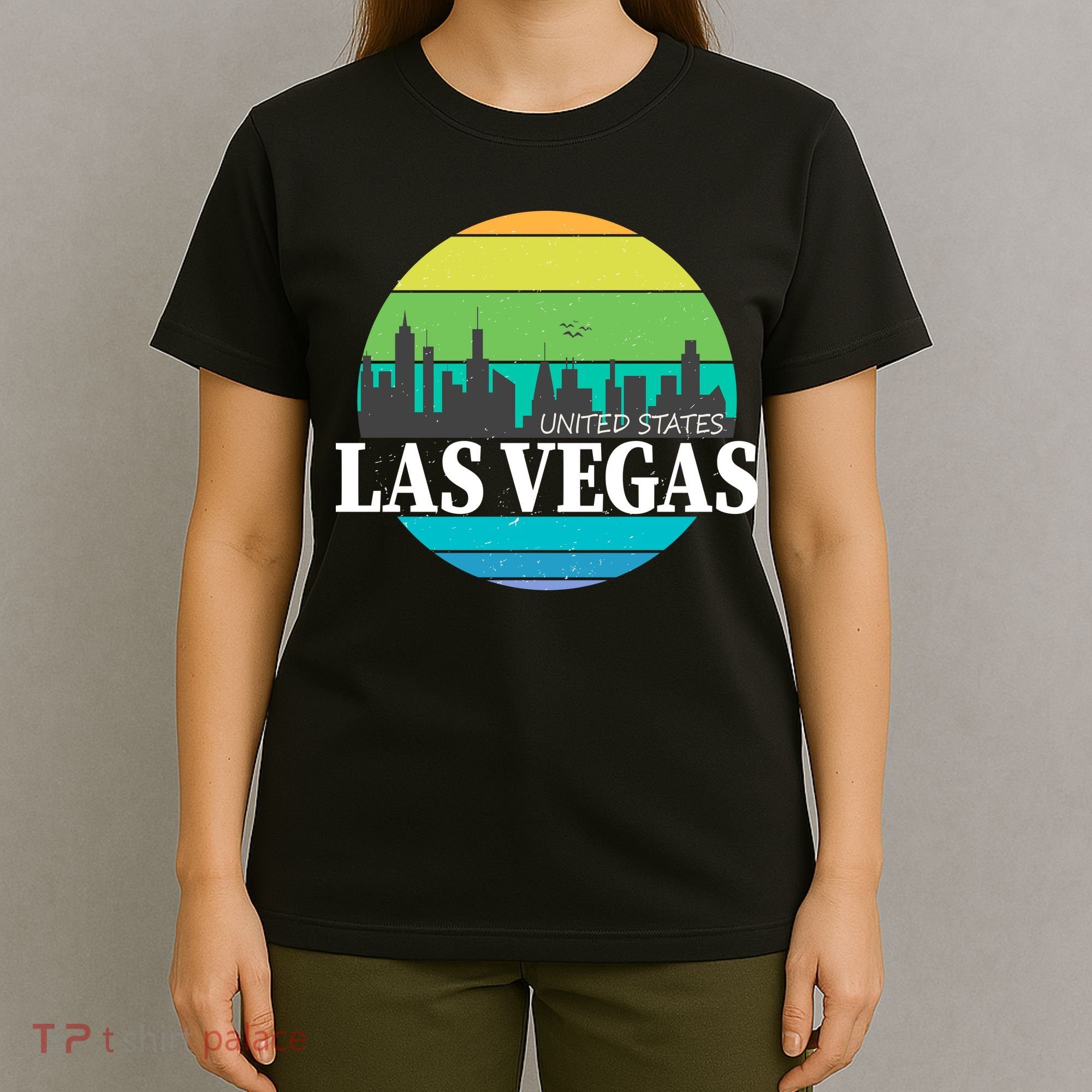 Las Vegas Retro Skyline T-Shirt