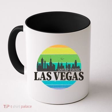 Las Vegas Retro Skyline Coffee Mug