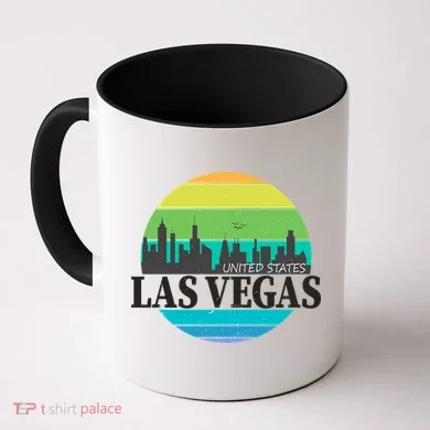 Las Vegas Retro Skyline Coffee Mug