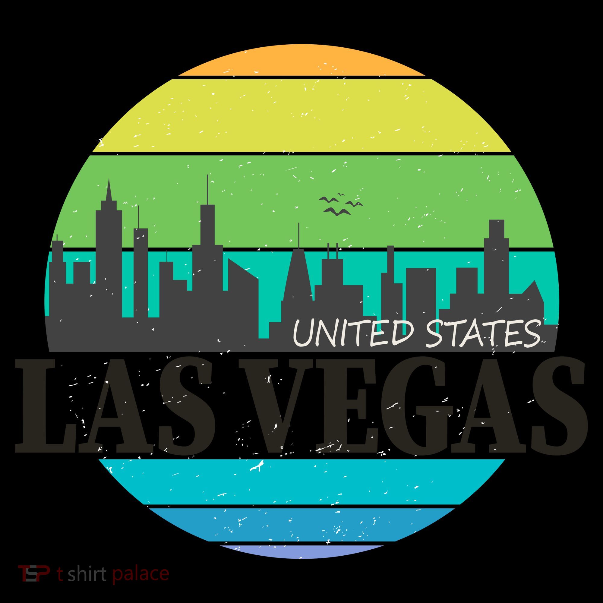 Las Vegas Retro Skyline Coffee Mug