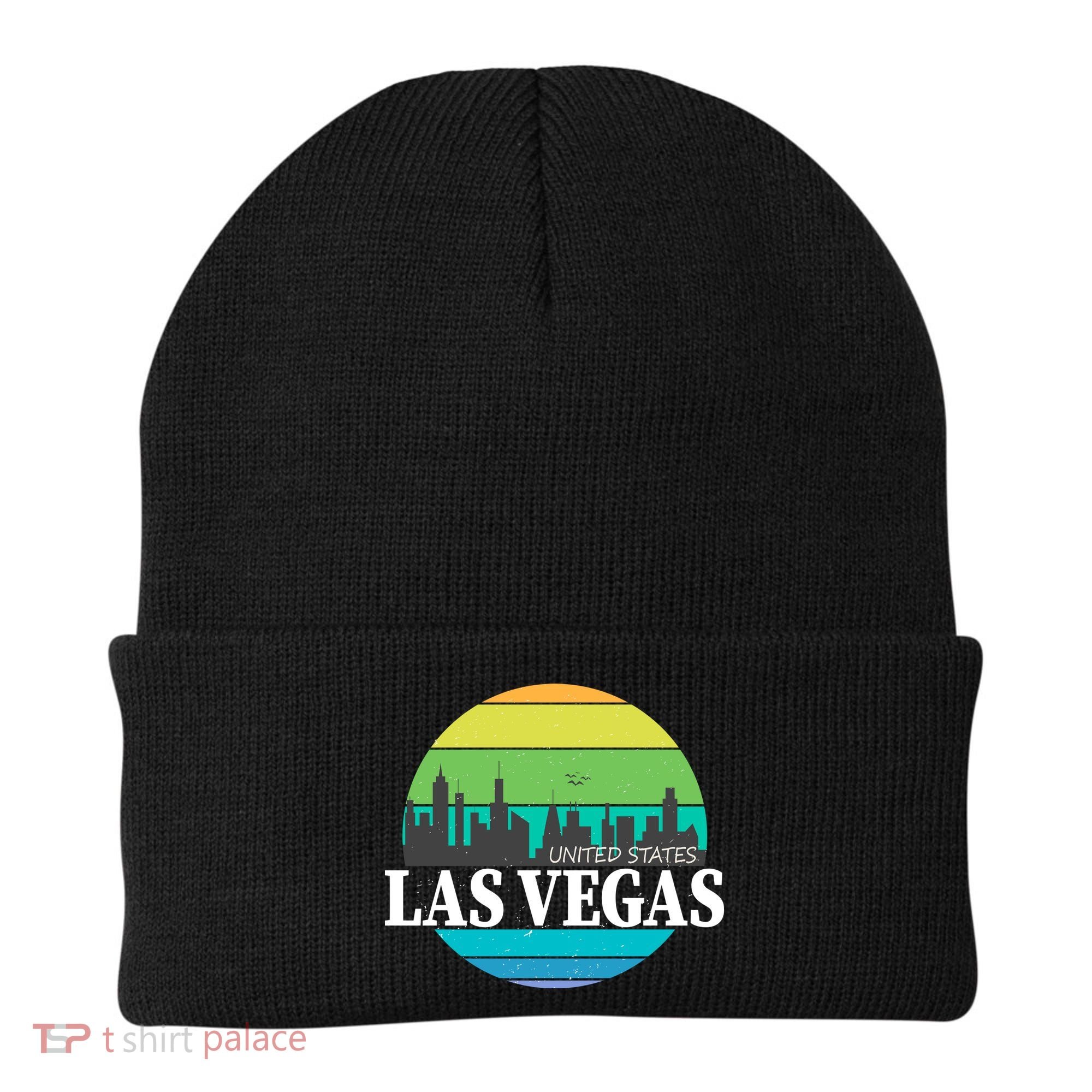 Las Vegas Retro Skyline Beanie