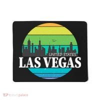 Las Vegas Retro Skyline Mousepad thumb 0