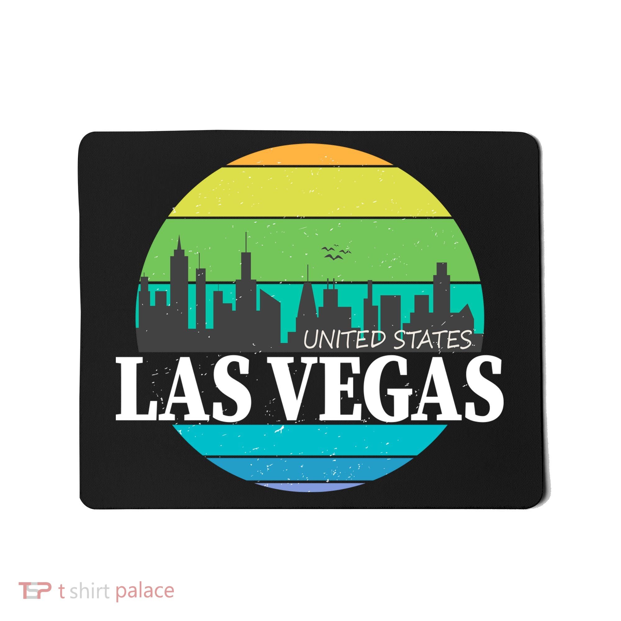 Las Vegas Retro Skyline Mousepad