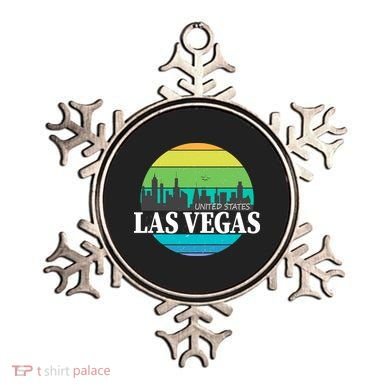 Las Vegas Retro Skyline Ornament