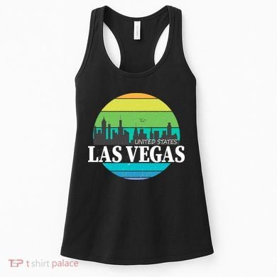 Las Vegas Retro Skyline Women's Tank Top