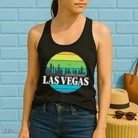 Las Vegas Retro Skyline Women's Tank Top thumb 2
