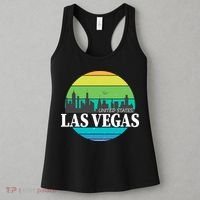 Las Vegas Retro Skyline Women's Tank Top thumb 3