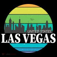 Las Vegas Retro Skyline Women's Tank Top thumb 5