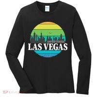 Las Vegas Retro Skyline Women's Long Sleeve Shirt thumb 0