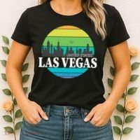 Las Vegas Retro Skyline Women's T-Shirt thumb 2
